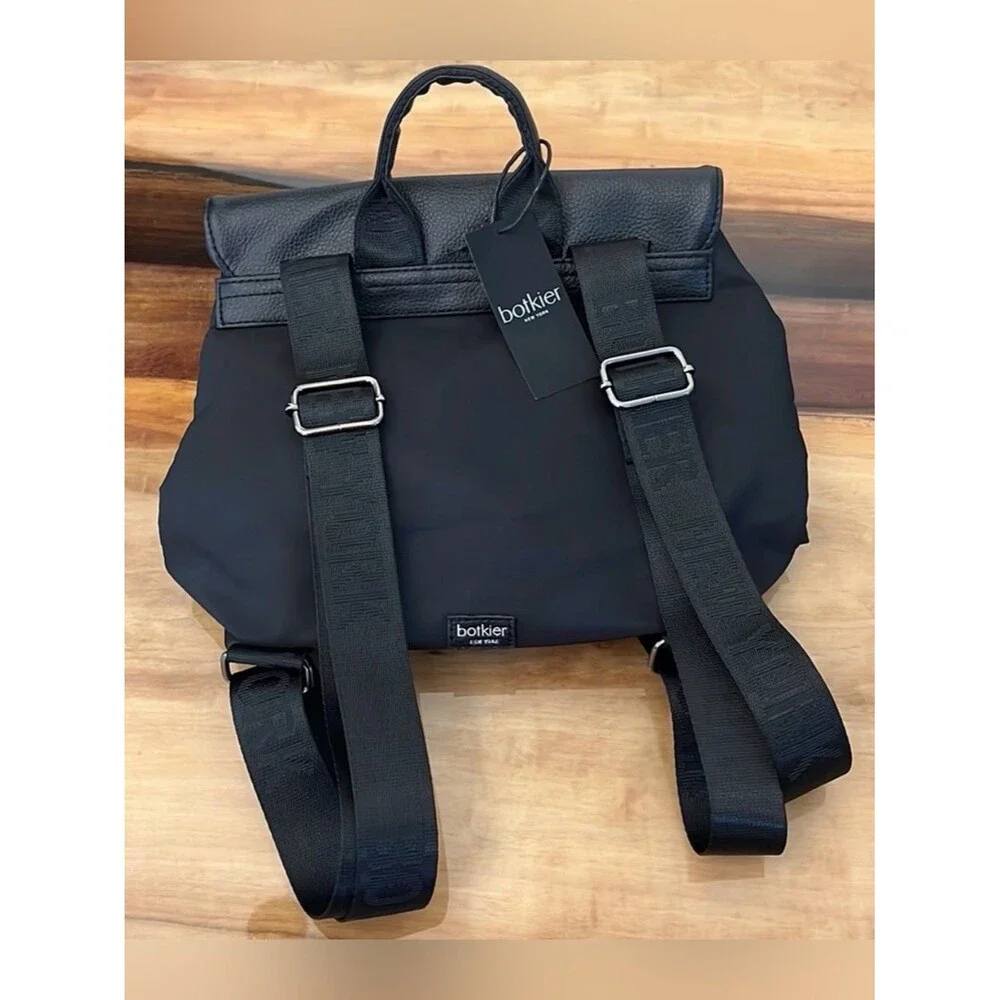 Botkier canvas MINI backpack NWT black with black hardware